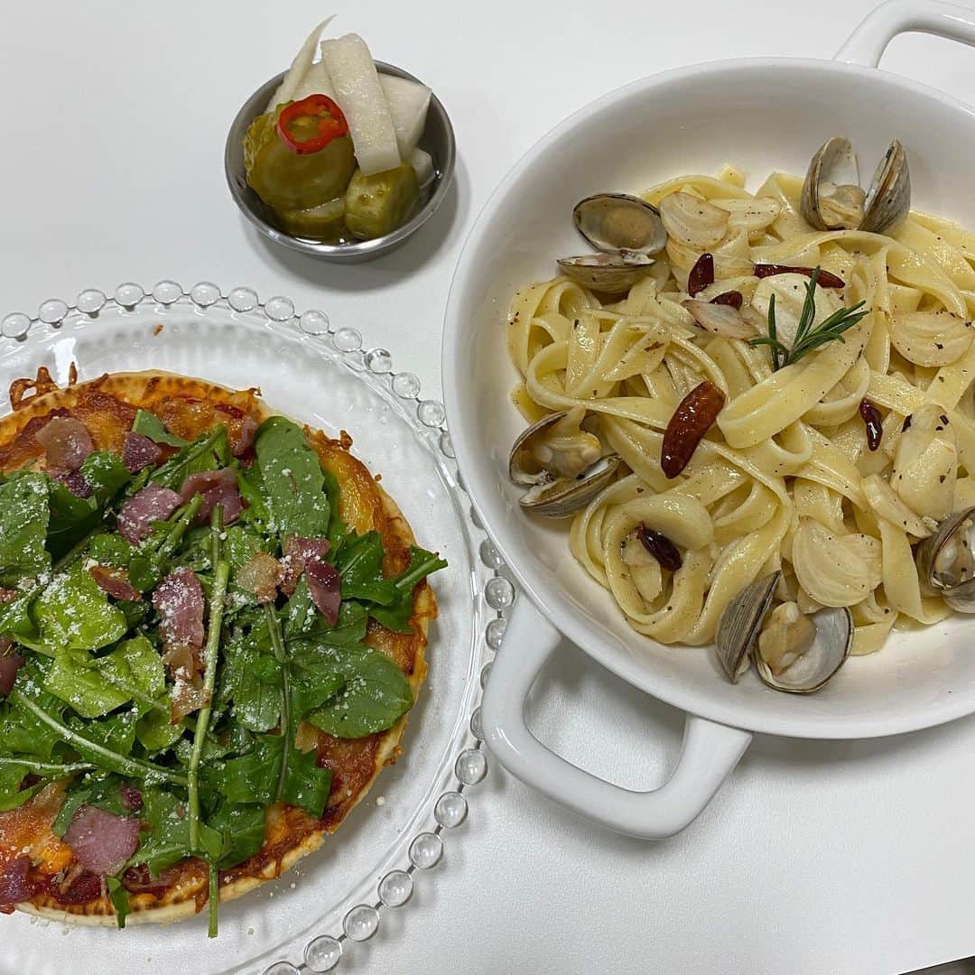 ユン・ダヨンのインスタグラム：「주방이랑 권태기 왔었는데  최근에 화해했음;; #홈쿡」