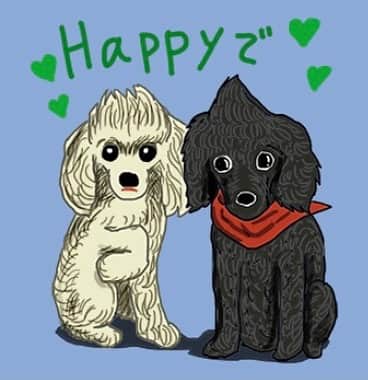 井上貴子のインスタグラム：「この愛のあるLINEスタンプ。  紅緒と柊音です。  「Happyで^ ^」は アタシがいつもポストの締めの言葉で  「たのしんでね」 みたいな意味の言葉。  ナイスセンス。  フレンチブルのスタンプは 親友けーこの息子たち。 「勇太郎と翔太」 勇太郎は虹の橋を🌈…  これからもずーーーっと 側に居続けるはず^ ^  このイラストは チバコウゾウという とても繊細で特別な才能を持ち合わせた 友人がこっそり描いてくれたもの。  柔らかくて さらに弾力のあるプリンのような 甘い中の鋭いタッチが特徴的。  まるで今すぐに 外に飛び出して話し出すのでは…  と言う感じの  LOVE×10000なイラスト。  コーゾー💛LOVE  [動物村 Premium 3] https://line.me/S/sticker/14417976?lang=ja&ref=lsh_stickerDetail  Happyで^ ^  プロフィール画面に記載のURLより 通販サイト「神取屋」に飛べます^ ^  コロナ禍に携わる 全てのお仕事の皆様。  心から 感謝しています。  引き続き油断せず お気をつけて お過ごし下さいませ。  #井上貴子  #LLPWX #女子プロレス #紅緒と柊音 #トイプードル #べにひお #チバコウゾウ #LINEスタンプ #動物村 #LLPWX通販サイト神取屋 #TikTokはじめてみた #Twitterも見てね #感謝 #STOPCOVID19」