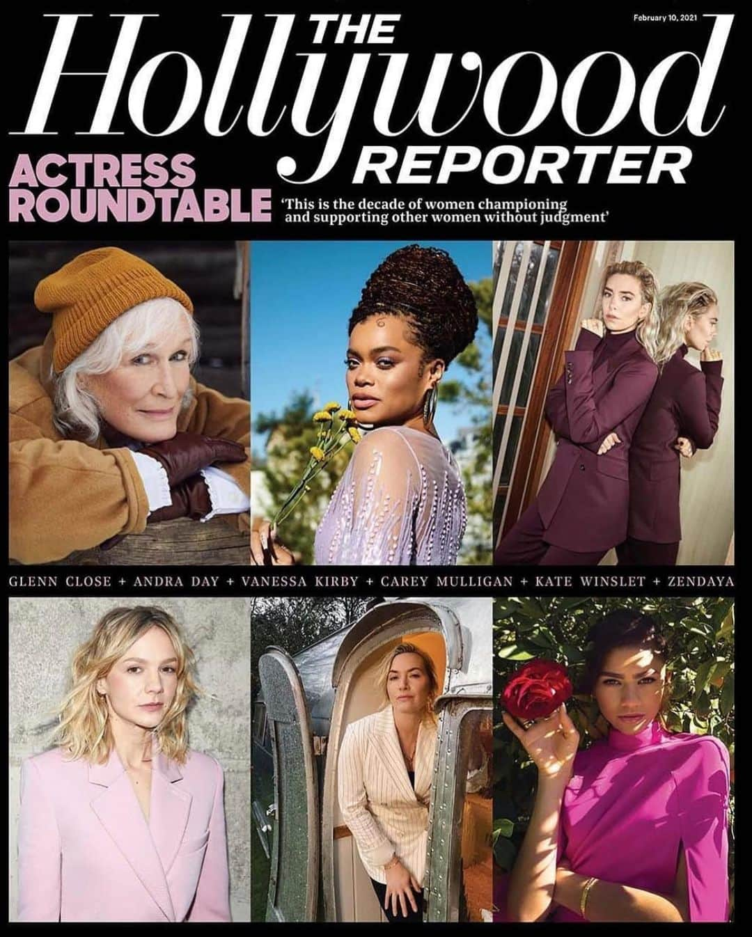 ヴァネッサ・カービーさんのインスタグラム写真 - (ヴァネッサ・カービーInstagram)「Thank you for having me @hollywoodreporter, honoured to be alongside such incredible actresses I so admire.」2月11日 23時25分 - vanessa__kirby