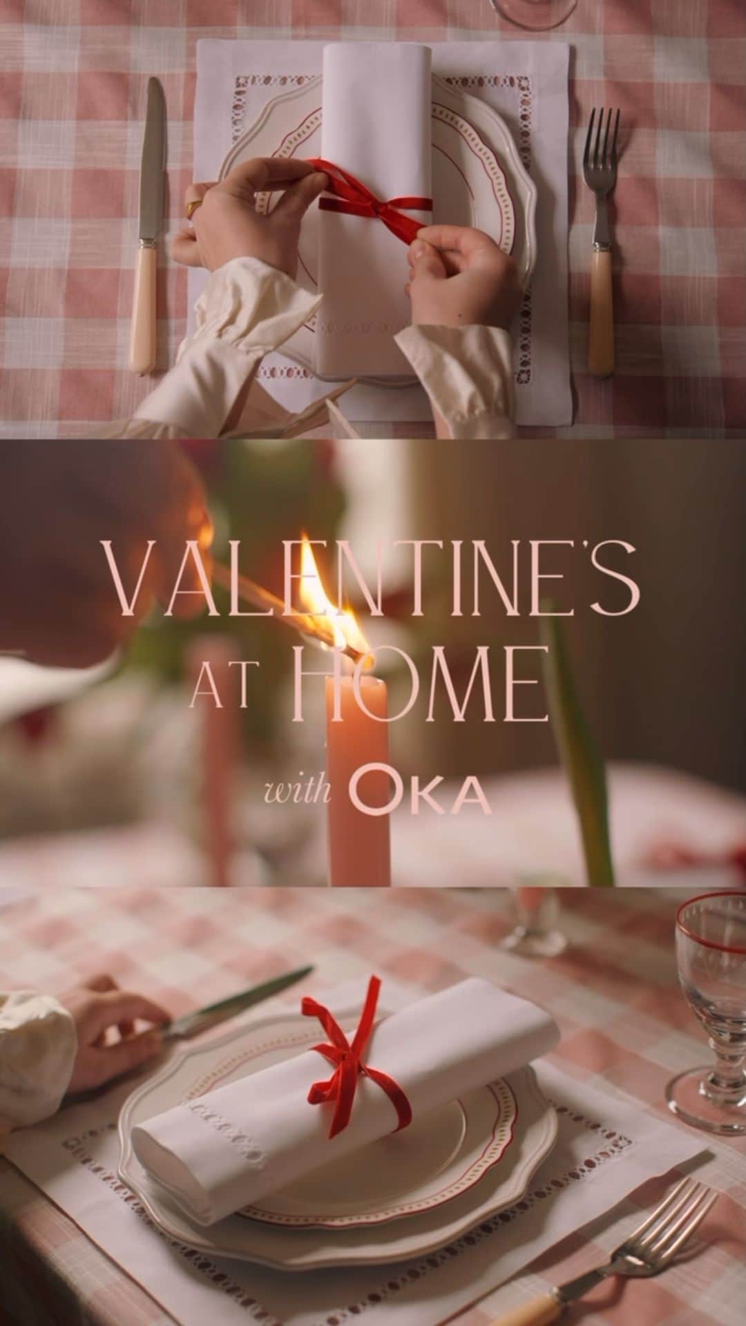 アダムのインスタグラム：「Adam Lippes x OKA for Valentine’s Day. @oka @wishwishwish #OKAxAdamLippes #myokahome」