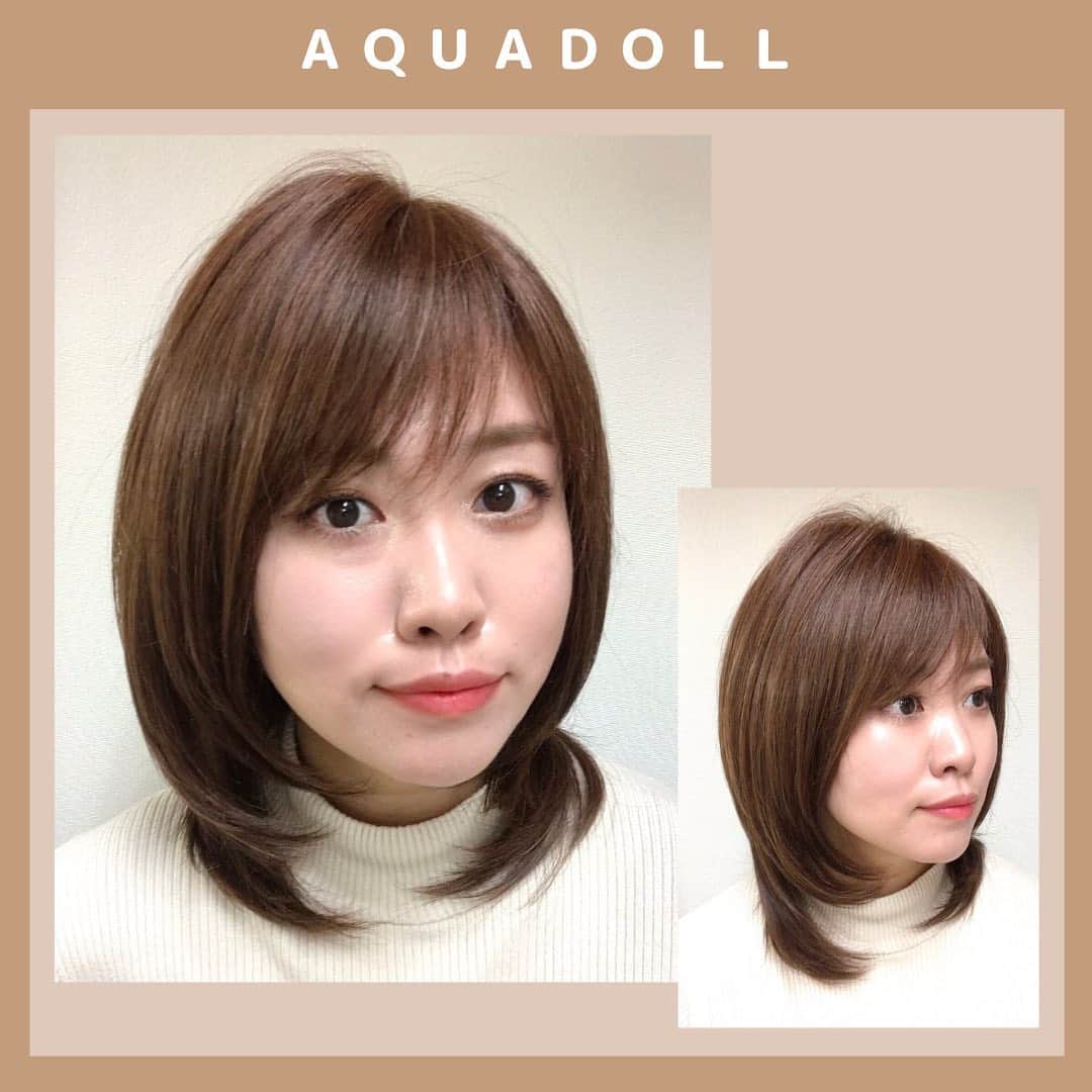 AQUADOLL アクアドールウィッグのインスタグラム