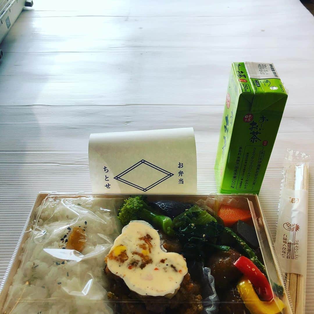 藤田朋子さんのインスタグラム写真 - (藤田朋子Instagram)「ロケです🌸  お弁当 美味しかったぁ  #ロケ弁 #ドラマ撮影 #誰かのお家 #広いぞ」2月11日 15時28分 - chiendormant