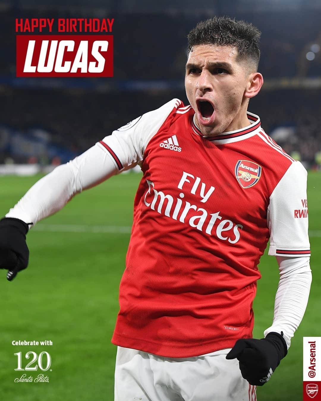 アーセナルFCさんのインスタグラム写真 - (アーセナルFCInstagram)「Happy birthday, Lucas! 🎁🎂🎈⁠ ⁠ #Arsenal #Torreira #Uruguay」2月11日 16時55分 - arsenal