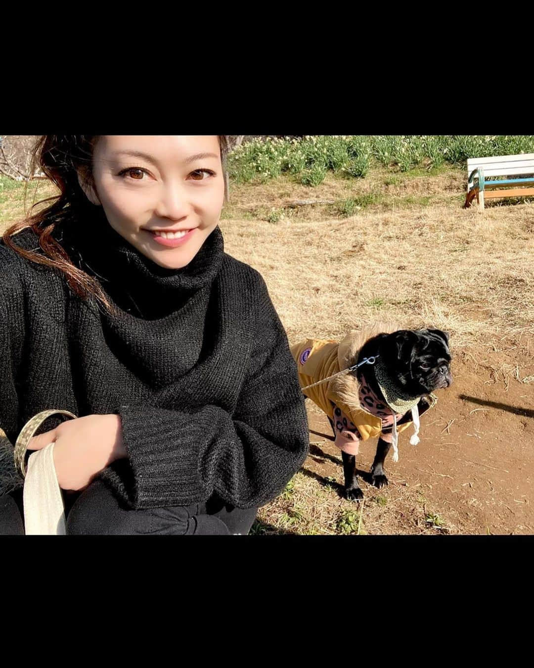 SAORIさんのインスタグラム写真 - (SAORIInstagram)「🐶 こないだパグ犬とのストーリー載せたら 好評すぎてどうしましょ😍 たくさんメッセージありがとう♡ @pug.saeroi ぜひFollowしてね❤️ 韓国ドラマ見てる人は分かると思うけど パクセロイからモジってパグ・セロイ🙌 飼い主のネーミングセンス最高すぎる。 セロたんとのオフショットも載せておく😋 私的には2枚目が好き♡♡♡同じスタイル🤣🤣🤣 このモコモコシューズは　@workman_plus のだよ〜 #ケベックneo これで私も #ワークマン女子 ✾ ⌚️ @nomonday_jp . 10%OFFクーポン使ってね♡ 『saograu95』 (2022/1/20まで有効) #nomonday#ノーマンデー#腕時計#時計#手元倶楽部  . #パグ #パグスタグラム #パグのいる生活 #黒パグ #黒パグ部 #pug #pugstagram #puglove」2月11日 17時31分 - saogram34