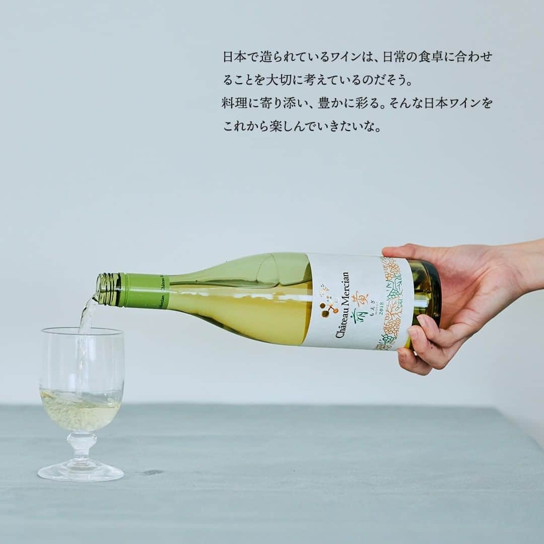 キリンビールさんのインスタグラム写真 - (キリンビールInstagram)「. 「日本ワインの違いって、なんだろう」 . お店で見かけるワインの棚には さまざまな産地のボトルがずらり。 . そこで、前回の世界の産地編に引き続き 今回もメルシャンの シニアソムリエである藤野さんに、 日本ワインの違いを教えてもらいました。 . さらに日本のワインの始まりでもある 「シャトー・メルシャン」についても 話を聞きました。 . 特徴を知ることで、 ワイン選びがもっと 楽しくなりますように。 . ◆「シャトー・メルシャン」って？ 「フィネス＆エレガンス」（調和のとれた上品な味わい）を理念として 掲げているシャトー・メルシャン。 . 1877年から始まるその歴史は、日本におけるワイン醸造の始まりでもあります。 140余年の歴史をもつ「シャトー・メルシャン」は 日本にワイン文化を根付かせ、日本を世界の銘醸地にするため、 日本の個性を最大限に表現したワイン造りを続けているのです。 . ワイナリーでは日本固有のブドウ品種「甲州」「マスカット・ベーリーA」の他、 シャルドネやメルローなど、その土地の個性に合った様々な品種を育てています。 土地の個性を表現した「シャトー・メルシャン」のワインはその品質が認められ 国内外でも数々の賞を受賞しています。 . ◆シャトー・メルシャンのワイナリー . ・勝沼ワイナリー（山梨県甲州市） 日本ワイン発祥の地で、おもてなしに重点を置いた体験型ワイナリー。ワイナリー 限定品や数々の受賞ワインが楽しめるワインギャラリーやワインの歴史が学べるワイン 資料館を併設。ブドウ畑や醸造設備が見学できるワイナリーツアーも人気。 . ・桔梗ヶ原ワイナリー（長野県塩尻市） 日本を代表する「メルロー」の産地「桔梗ヶ原」で、栽培から醸造まで一貫して 高品質なワイン造りに特化するワイナリー。 . ・椀子（まりこ）ワイナリー（長野県上田市） 約30haにもおよぶ広大なブドウ畑の中に建つ、地域・自然・未来と共生するワイナリー。 世界最高のワイナリーを選ぶ“World’s Best Vineyards 2020”で 世界第30位&ベストアジアにランクイン。 . . ◆今回ご紹介するワイン . 〜白ワイン〜 . ◇シャトー・メルシャン 山梨甲州 （ 辛口 山梨県） . ・味 日本固有のブドウ「甲州」を使った白ワイン。和柑橘や青リンゴといったさわやかな果実の香りが感じられる。程良い酸としっかりとした厚みのある辛口ワイン。 . ・合わせたい料理 刺身、焼き魚、スモークサーモンなど . ◇シャトー・メルシャン 萌黄 （辛口） .　 ・味 「甲州」と「シャルドネ」を主体にアサンブラージュ（ブレンド）した、日本の日常の食卓によく合う味わい。心地よい酸とミネラル感、果実風味がバランスよく楽しめる。 . ・合わせたい料理 山菜やキノコの炊き込みご飯、ポン酢でいただく鍋物など . 〜赤ワイン〜 . ◇シャトー・メルシャン 山梨マスカット・ベーリーA （赤ワイン　ミディアムボディ　山梨県） . ・味 山梨県各地域のブドウをバランスよくアサンブラージュ（ブレンド）し、程よい酸と柔らかいタンニンのバランスが良いワイン。日本固有の黒ブドウ品種「マスカット・ベーリーA」を使用している。 . ・合わせたい料理 すき焼き、肉じゃが、焼き鳥（たれ）など . ＊＊＊ . 日本で造られているワインは、 日常の食卓に合わせることを 大切に考えているのだそう。 . 料理に寄り添い、豊かに彩る。 そんな日本ワインを これから楽しんでいきたいな。 . ＊＊＊﻿ . 日々の暮らしに乾杯を🍻 . #乾杯のある暮らし で みなさまのとっておきの楽しみ方を ぜひ教えてください✨ . #キリンビール #キリン #暮らしを楽しむ #きょうのキリン #お酒好きと繋がりたい #おうち居酒屋﻿ #KIRIN #麒麟 #メルシャン #ワイン #ワインの品種 #赤ワイン #白ワイン #ワインに合う料理 #お酒に合う料理 #飲酒タグラム #飲酒たぐらむ #ワイン好きな人と繋がりたい #ワイン初心者 #ワイン勉強中 #ワイナリー #日本ワイン #シャトーメルシャン #マスカットベーリーA #甲州 #萌黄」2月11日 18時00分 - kirin_brewery