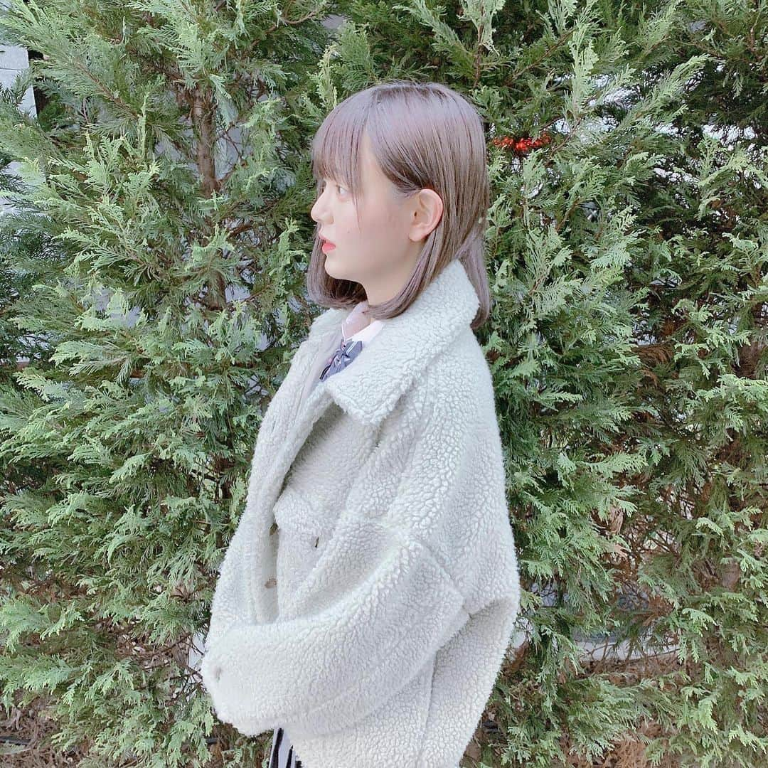 園田あいかさんのインスタグラム写真 - (園田あいかInstagram)「🌙  今日は #制服 でした ¨̮」2月11日 18時28分 - for__offwhitey_9