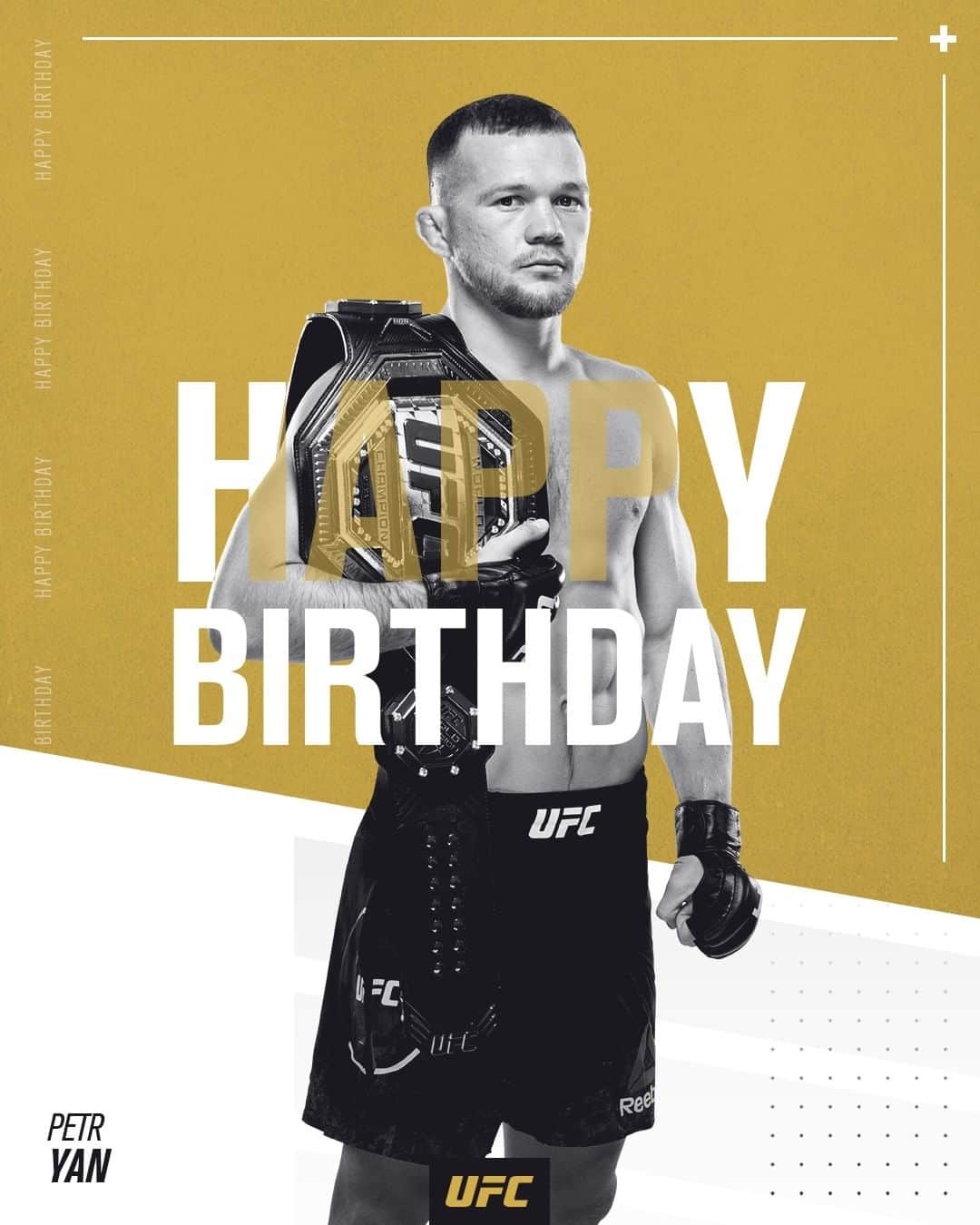 UFCさんのインスタグラム写真 - (UFCInstagram)「Happy Birthday to the Champ 🙌 Show @Petr_Yan some birthday love!」2月12日 0時03分 - ufc