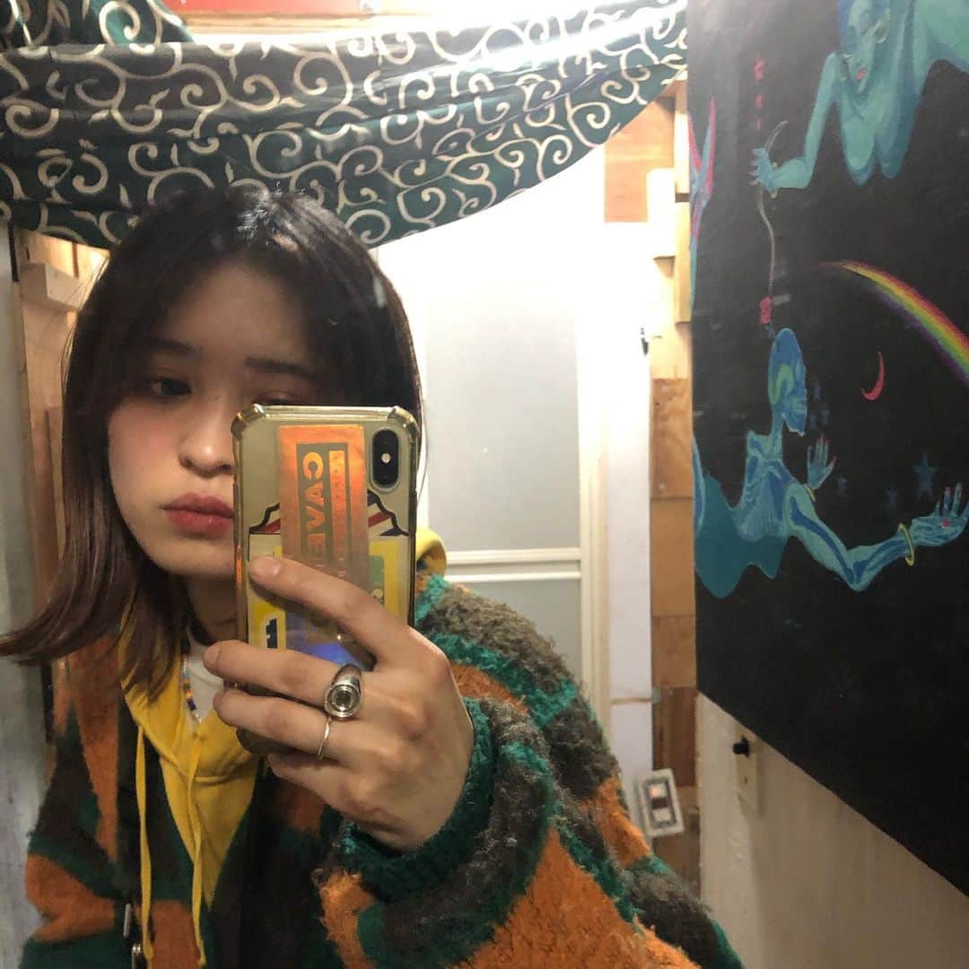 山川未菜のインスタグラム：「前髪のんびーたあらびあーた🫀🫀」