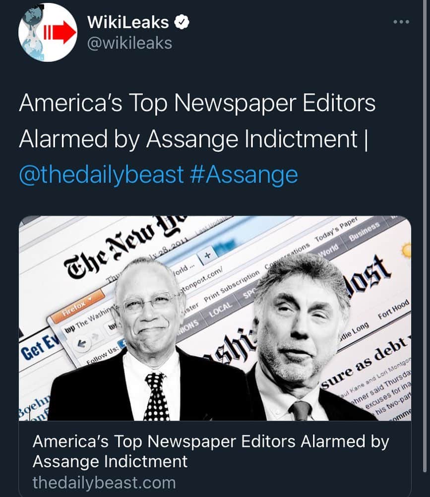 WikiLeaksのインスタグラム