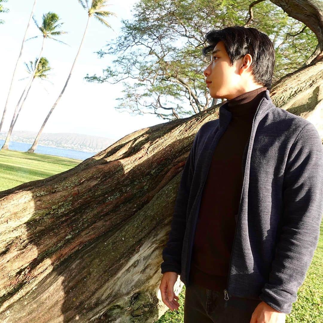 Eden Kaiのインスタグラム：「It’s been a lot cooler lately in Hawaii🌴⠀ How’s your 2021 so far?⠀ ⠀ 最近ハワイも大分涼しくなりました。⠀ 2021年になり早2ヶ月間、いかがお過ごしでしょうか✨⠀」
