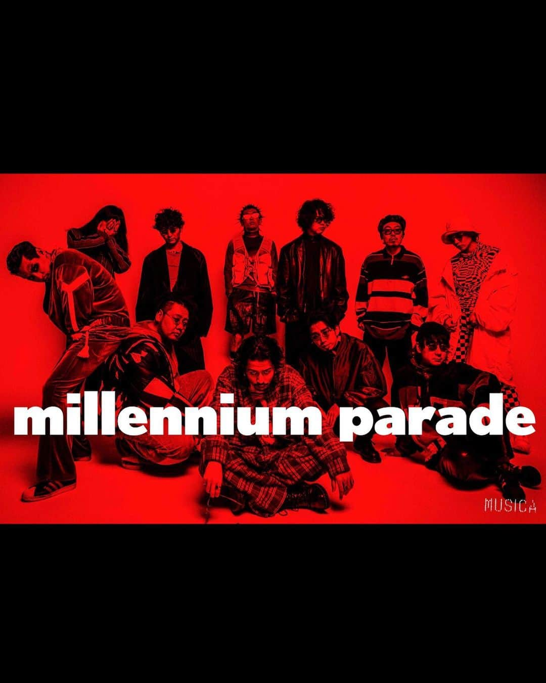 常田大希さんのインスタグラム写真 - (常田大希Instagram)「millennium parade ✖︎ MUSICA ㅤ MUSICA3月号が見た事ねえ程ブッ飛んだ表紙になっとるw 最高かよムジカ ㅤ ㅤ Cover Design :  @kosukekawamura & @dwscota ㅤ Photo: Takayuki Okada Styling: @shoheikashima  Hair & make: @rr_takai_ #millenniumparade」2月11日 19時27分 - daikitsuneta