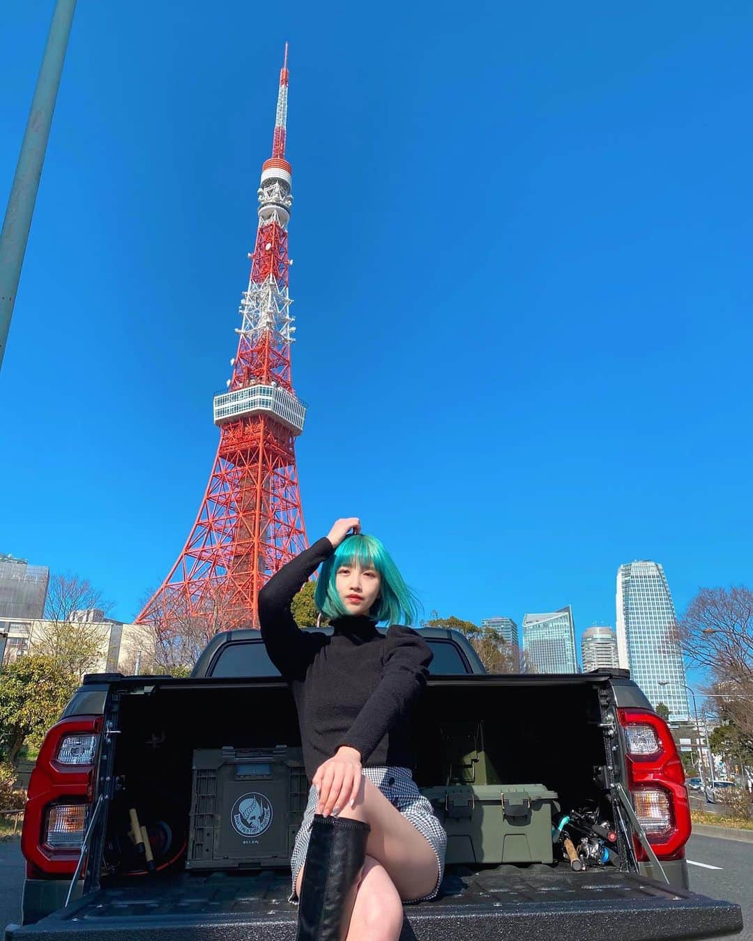 MAYUのインスタグラム：「． Tokyo Tower 🗼」