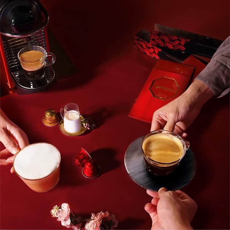 Nespressoのインスタグラム：「Are you ready to celebrate Chinese New Year?  Tomorrow we will be celebrating new beginnings and look toward the warmth that an approaching spring will bring. On this Chinese New Year, we invite you to share your own moment of warmth and celebration, perhaps with our exclusive Shanghai Lungo.   Let’s prepare to raise our cups and celebrate a holiday that marks the beginning of brighter days ahead.   May you feel joy & hope for the future ✨  #Nespresso #ChineseNewYear #Yearoftheox」