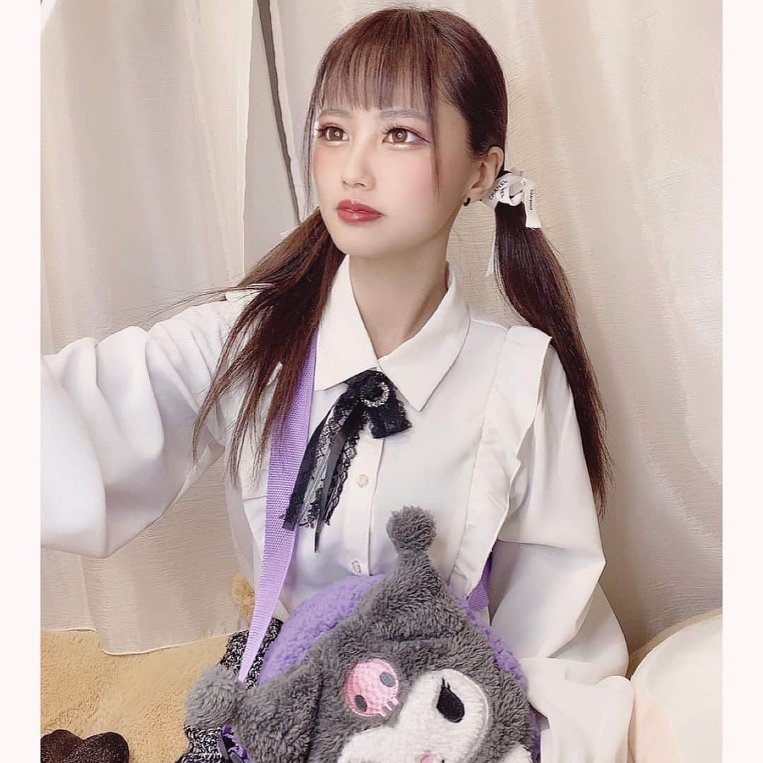 羽方るなさんのインスタグラム写真 - (羽方るなInstagram)「量産型　してみました🐰💖  #instaphoto #量産型コーデ #jkブランド」2月11日 20時57分 - lunachi_0921