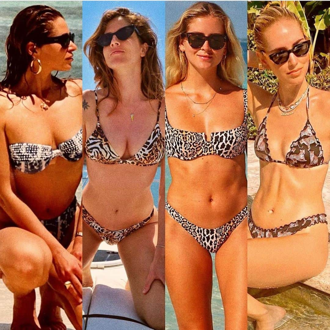 キアラ・フェラーニさんのインスタグラム写真 - (キアラ・フェラーニInstagram)「Mum and sisters in bikinis @marinadiguardo @fraferragni @valentinaferragni 💖」2月11日 21時40分 - chiaraferragni