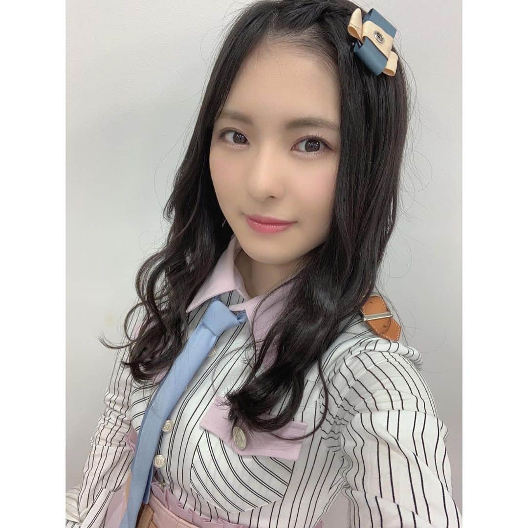 大塚七海のインスタグラム：「前髪分けてみました！初の試み☺️ #ngt48 #デコ出し #followｍe」