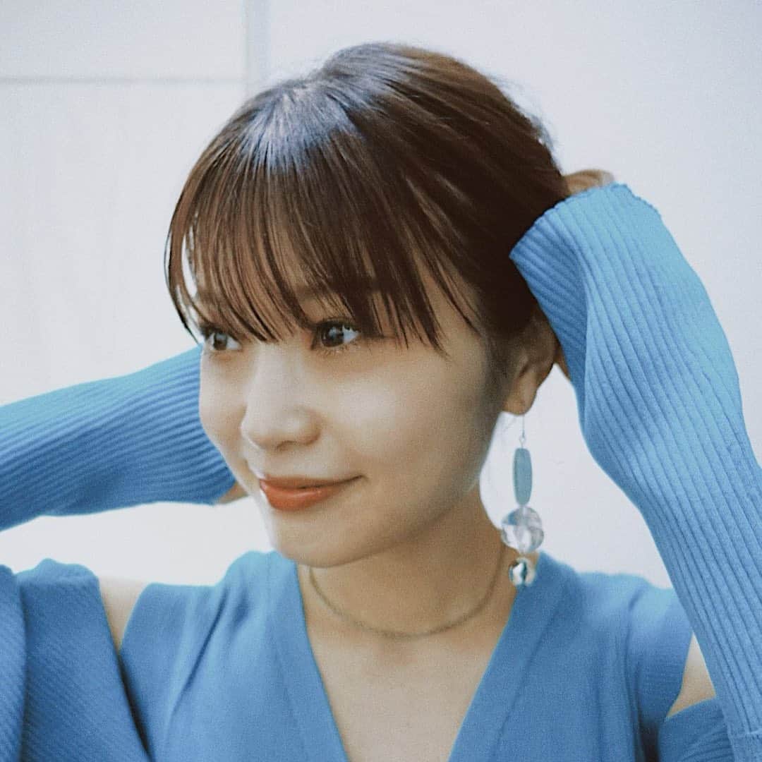 三橋栄香のインスタグラム：「💙💙💙 最近好きな色」