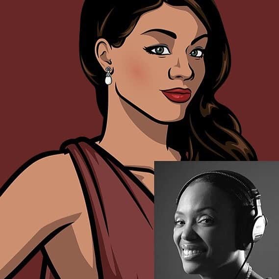 アイシャ・タイラーのインスタグラム：「I was nominated for a @naacpimageawards! So excited to be recognized for playing Lana Kane on @archerfxx , a badass woman I admire & would love to be, sweater dresses notwithstanding. Vote for me if you can, and if not, just enjoy Lana’s splooshy excellence. #NAACPImageAwards」