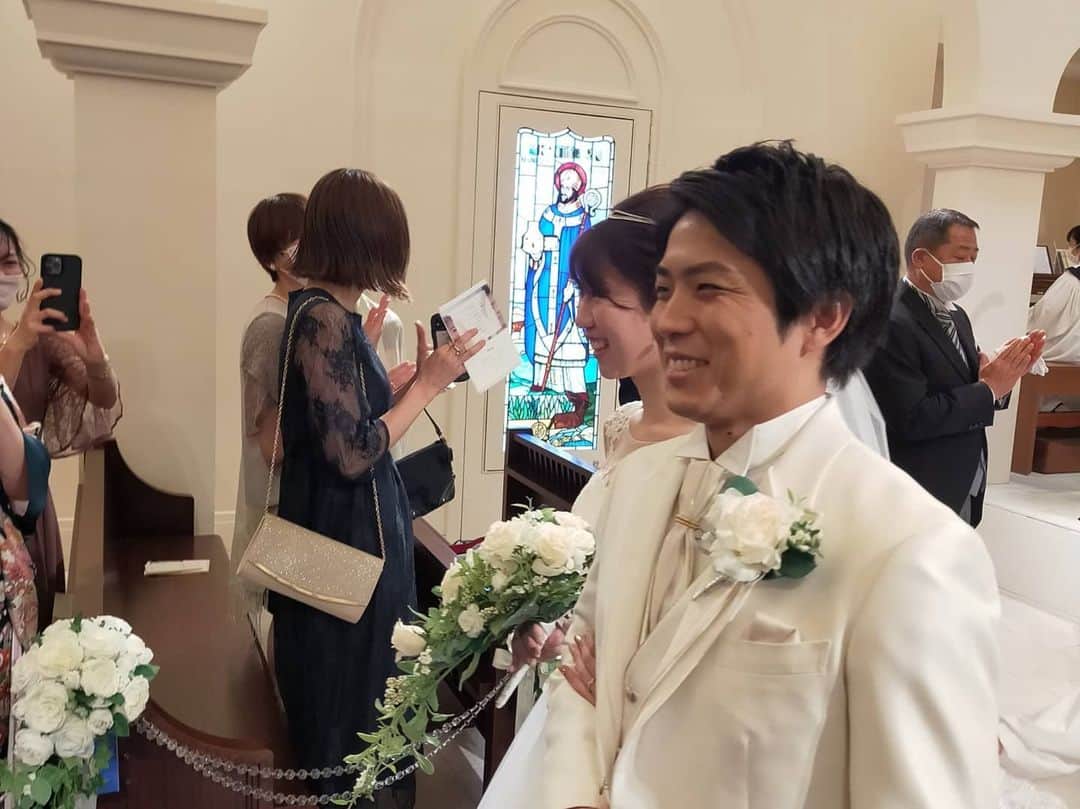 山本湧さんのインスタグラム写真 - (山本湧Instagram)「昨日は楽しみにしてた大学の同期の結婚式💒 終始感動!!幸せなれよ！ 心からおめでとう＼(^o^)／ これからも宜しく🤞」2月12日 8時15分 - yamamoto__yu