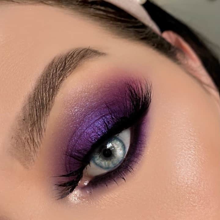 NYX Cosmeticsさんのインスタグラム写真 - (NYX CosmeticsInstagram)「Dreaming of this smokey purple #EOTD by @makeupbyzerina_ 😍 She grooms and sets her brows using our new BROW GLUE 💜 Available online at nyxcosmetics.com ✨ • #nyxcosmetics #nyxprofessionalmakeup #crueltyfreebeauty #veganformula」2月12日 8時28分 - nyxcosmetics