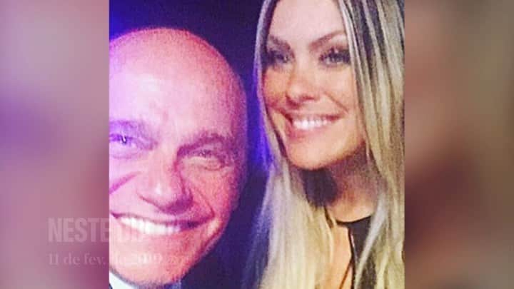 レナータ・ファンのインスタグラム：「O meu celular produziu este vídeo de lembrança do dia 11/02. Fiquei emocionada e com o coração apertado pelo colega e amigo eterno Ricardo Boechat! Sempre contigo @doceveruska」