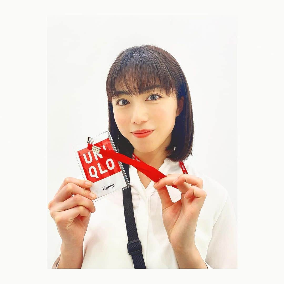 小池花瑠奈のインスタグラム：「CMではUNIQLO店長・かんのさん を演じさせていただきました👖🐾  #UNIQLO #ユニクロ #lifewear #uniqlolifewear #松宮なつ」