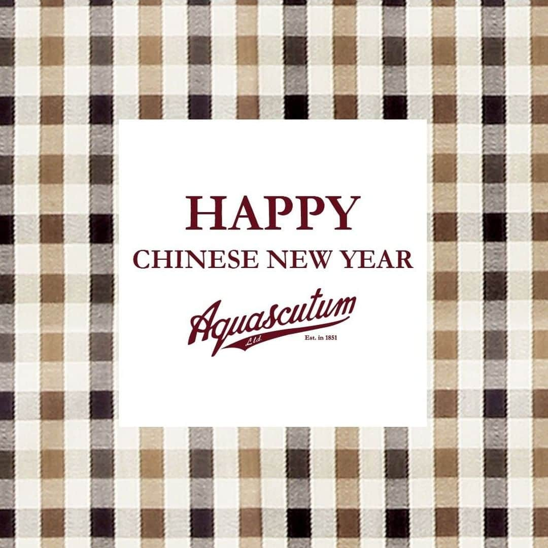 アクアスキュータムのインスタグラム：「Happy Chinese New Year! Wish you a healthy and prosperous year. #yearoftheox」