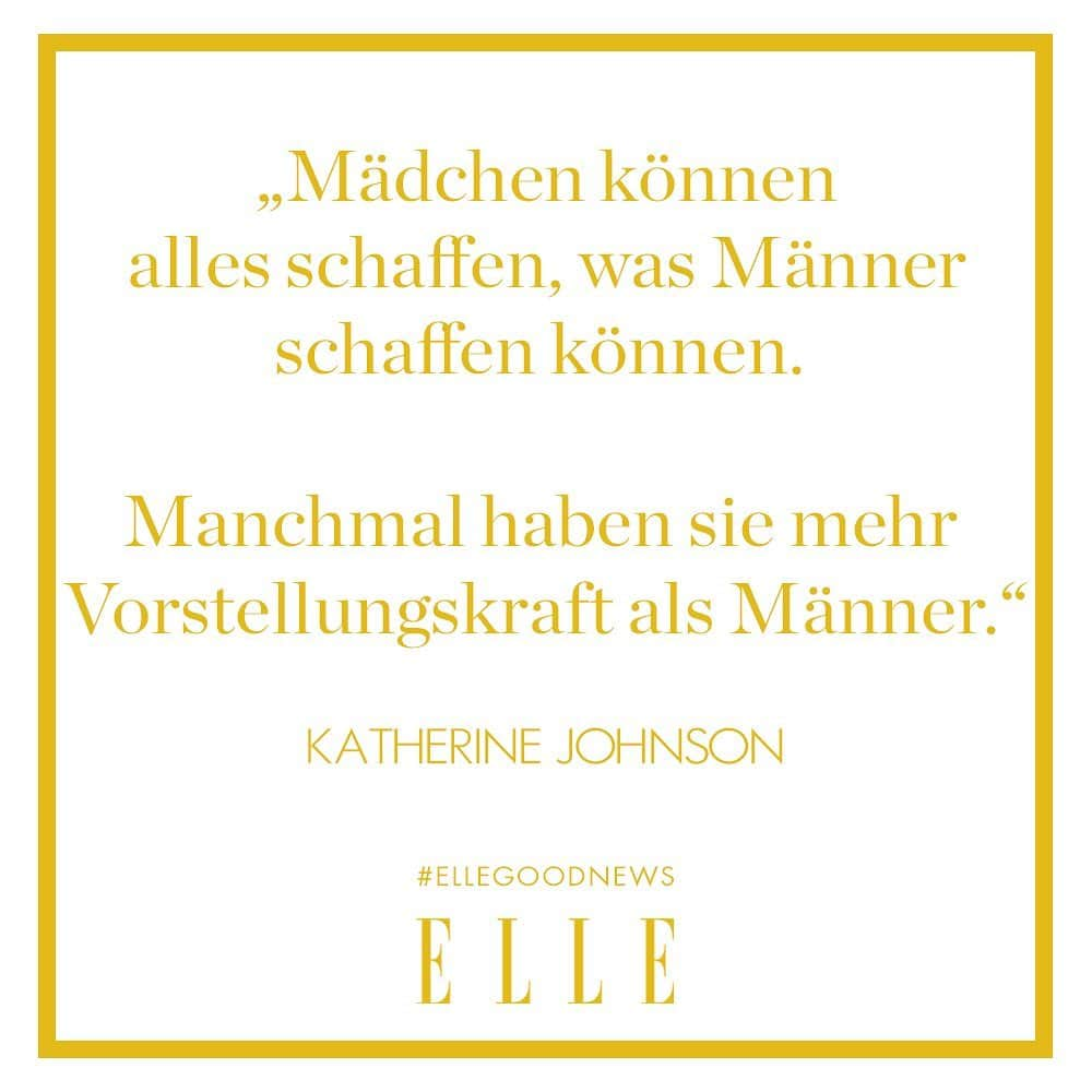 ELLE Germanyさんのインスタグラム写真 - (ELLE GermanyInstagram)「Heute, am 11. Februar, ist der Tag der Frauen und Mädchen in der Wissenschaft – und ein wichtiger Reminder daran, dass es sich dabei nicht um eine reine Männerdomäne handelt. Schon in der Vergangenheit haben einige Frauen Geschichte in der Wissenschaft geschrieben – wurden allerdings oft gar nicht oder erst viel zu spät für ihre Erkenntnisse geehrt. In der Galerie sieht man zuerst Katherine Johnson, die die weibliche  Ausgangslage in der Wissenschaft in ihrem Zitat auf den Punkt gebracht und als Mathematikerin mit ihren Kolleginnen die Flugbahnen für die erste bemannte Reise auf den Mond berechnet hat. Auf dem zweiten Bild ist Rosalind Franklin, die als Biologin die erste Theorie zur DNA-Struktur entwickelt hat – die Lorbeeren allerdings leider an männliche Kollegen abtreten musste. Und auf dem dritten Bild ist die Schauspielerin und Wissenschaftlerin Hedy Lamarr, die viel zu lange auf ihr Aussehen reduziert wurde – eigentlich aber den Vorläufer für WLAN und Bluetooth entdeckt hat. Das sind nur drei von vielen wichtigen Frauen in der Wissenschaft, die viel zu wenig Aufmerksamkeit für ihre Entdeckungen bekommen haben. Aufmerksamkeit, die durch einen Tag wie diesem geschaffen werden soll. 💪 Photocredit: Getty Images #ellegoodnews #femaleempowerment #wissenschaft」2月12日 2時11分 - ellegermany