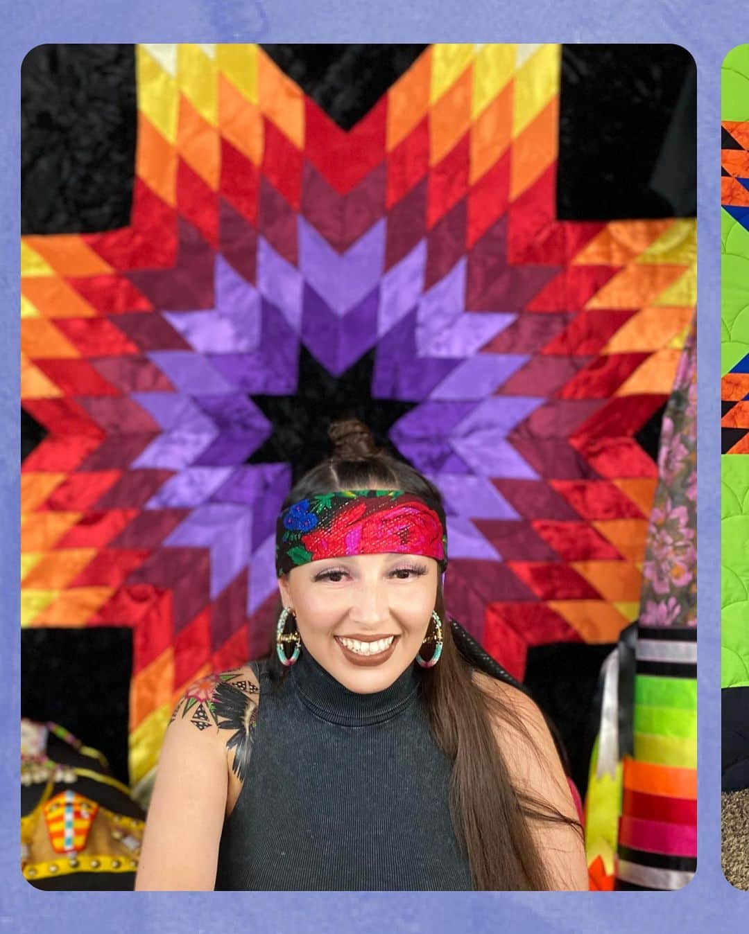 Airbnbさんのインスタグラム写真 - (AirbnbInstagram)「“We call it indigenous fashion but it’s much deeper than just fashion. It’s our roots” says your host, fourth-generation Chippewa, Cree and Blackfeet designer, Rebekah.   In her Online Experience, "Indigenous Fashion with Expert Artisan," she shares the history that inspires her craftsmanship and distinctive style. You'll spend the hour fully immersed in her stories of fashion, family, and importance of passing down traditions from one generation to the next while also inspiring others to reinvent it, the same way she does.  Link in bio.」2月12日 2時45分 - airbnb