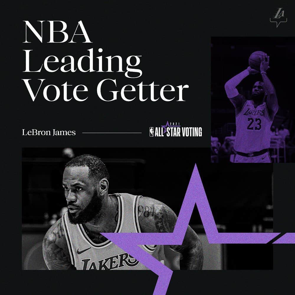 Los Angeles Lakersさんのインスタグラム写真 - (Los Angeles LakersInstagram)「You’re doing great, Lakers fans 💜 #NBAAllstar」2月12日 3時14分 - lakers