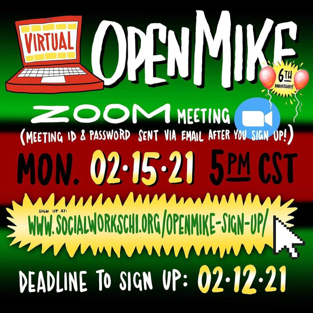 チャンス・ザ・ラッパーさんのインスタグラム写真 - (チャンス・ザ・ラッパーInstagram)「#OpenMike is back and we’re going 6 years strong. Since the event is virtual, High school students from all over the world can join...all you have to do is register by end of day tomorrow 2/12. Link in @socialworks_chi bio. Don’t miss it 💯 #SocialWorks」2月12日 3時31分 - chancetherapper