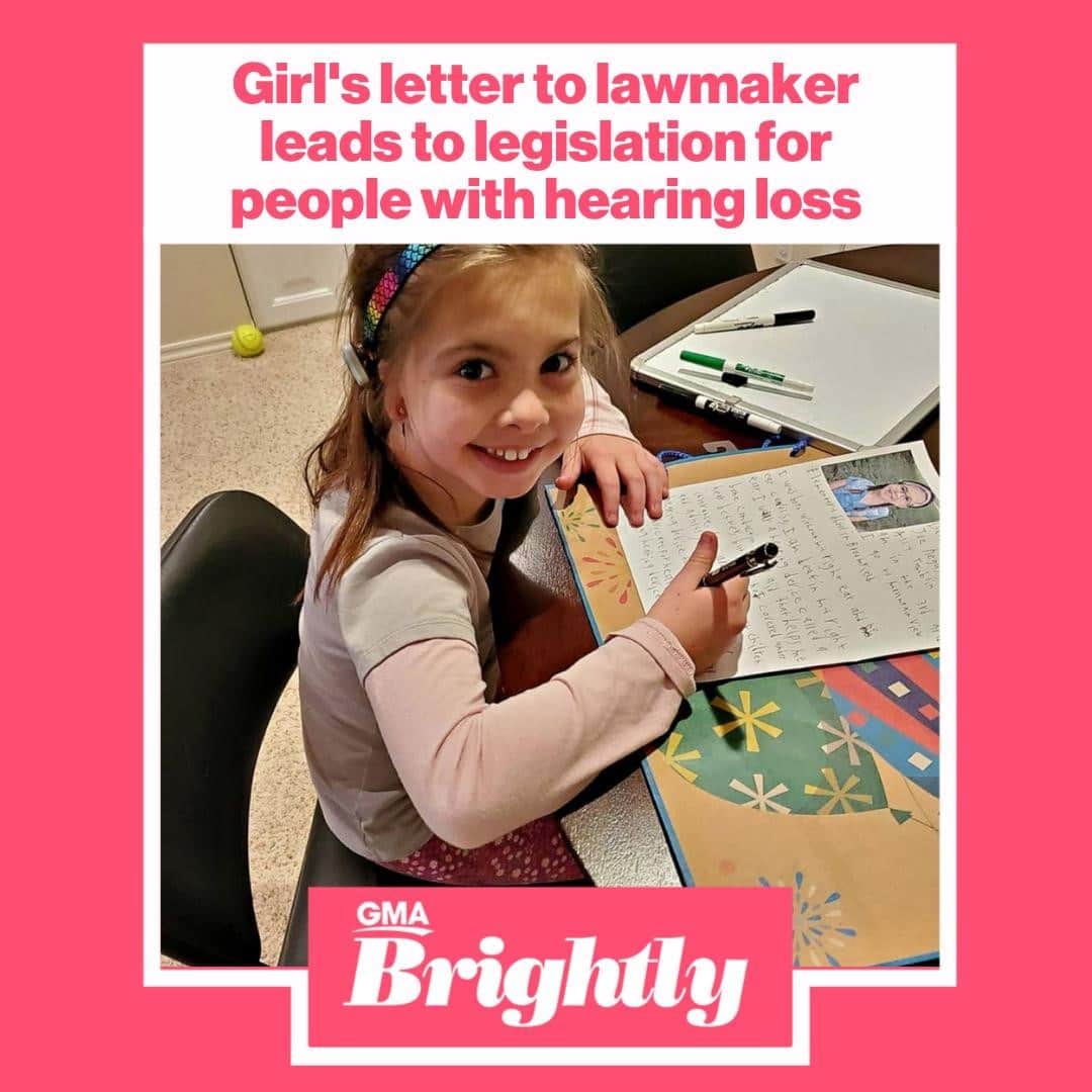 Good Morning Americaさんのインスタグラム写真 - (Good Morning AmericaInstagram)「Legislation being considered in Congress that would require insurance providers to cover hearing aid devices is the brainchild of a now 11-year-old girl. Link in bio for her story. (via @gmabrightly)」2月12日 4時25分 - goodmorningamerica