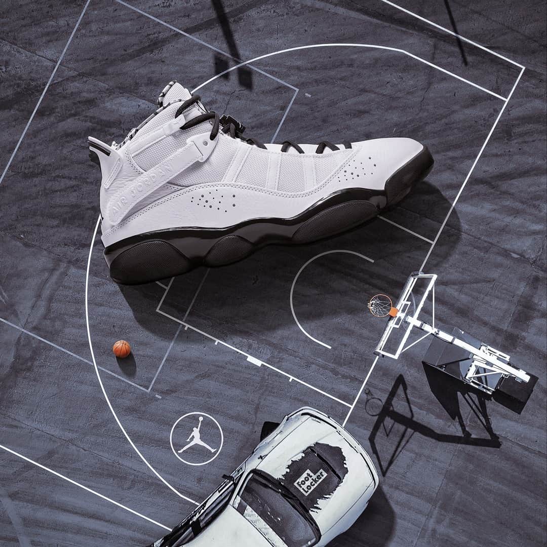 Foot Lockerのインスタグラム：「MOTORSPORT ⚪ ⚫  Add the #Jordan 6 Rings to your rotation.」