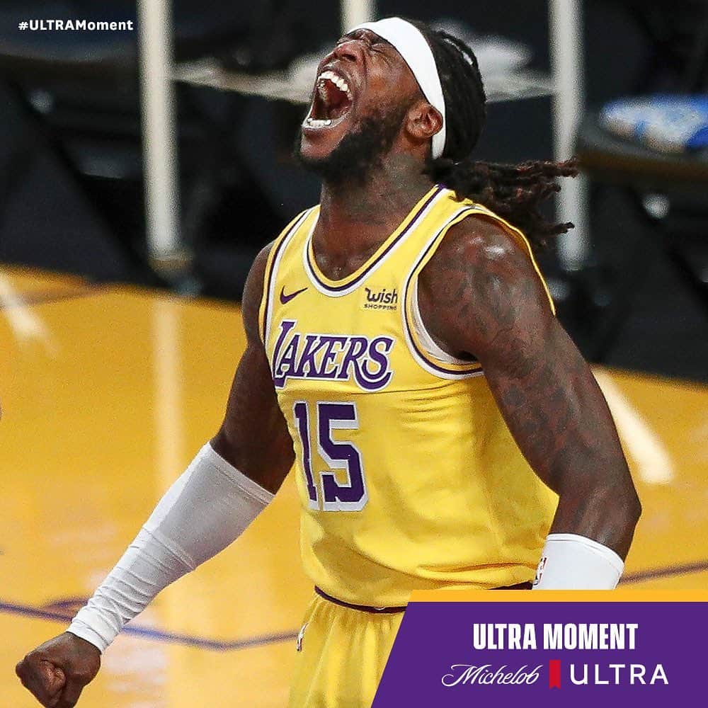 Los Angeles Lakersさんのインスタグラム写真 - (Los Angeles LakersInstagram)「The feeling after securing three consecutive OT wins is our #ULTRAMoment. @michelobultra」2月12日 4時29分 - lakers