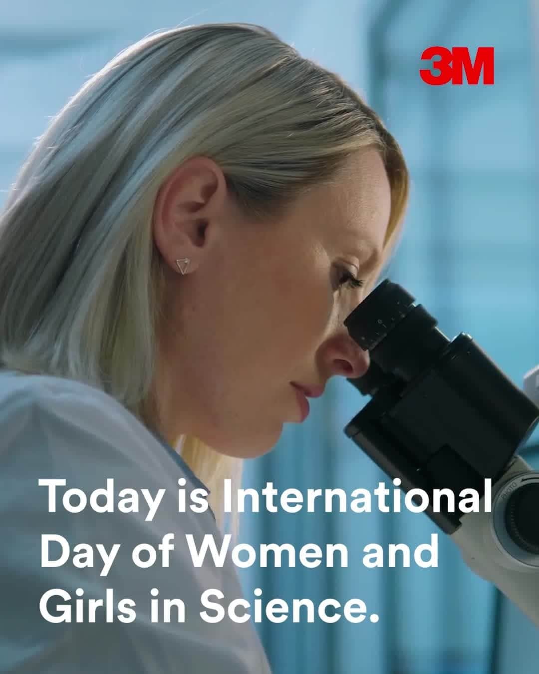 3M（スリーエム）のインスタグラム：「Join us in celebrating International Day of Women and Girls in Science by using #WomenInScience! Tag a person in #STEM who inspires you by commenting below.」