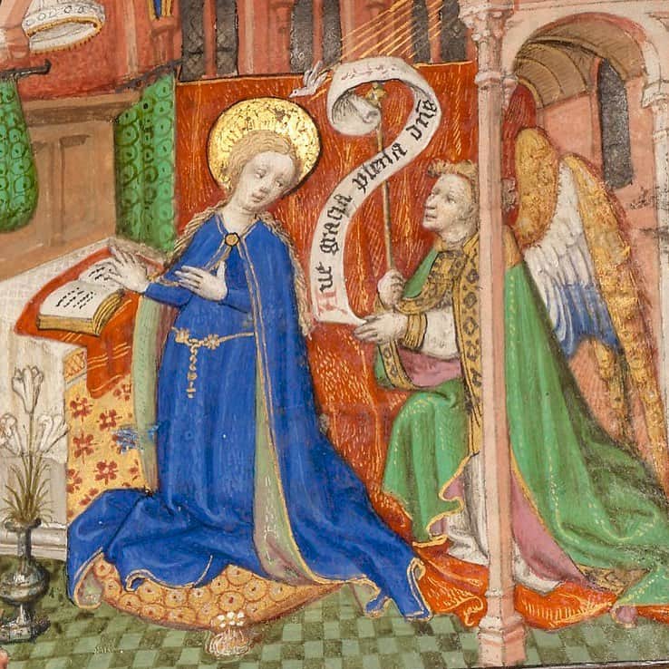 クリスティーズのインスタグラム：「The collection of Elaine and Alexandre Rosenberg is amongst the most important collections of illuminated manuscripts and early printed books to appear at auction. We are honoured to present this remarkable library on 23 April during Classic Week in New York.⠀ .⠀ Mr. Rosenberg, the son of influential French art dealer Paul Rosenberg (represented artists included Matisse, Picasso, and Braque), took over his father's New York art gallery in 1957 and was known for his intrinsic love of books.⠀ .⠀ When he was just 14 years old, family friend Pablo Picasso designed a woodcut bookplate showing an open window and view of the sea. Mr. Rosenberg used this circa 1935 bookplate throughout his life and it's present in most of the books offered in this exceptional auction.⠀ .⠀ Mr. Rosenberg kept a mid-century map of Europe in his study on which he would meticulously place pins to mark the origin of each book in his collection.⠀ .⠀ Not only were the books mapped but they were also faithfully collated, described, photographed, and documented with receipts from the 1950s-1980s — providing a capsule view of the important auctions and dealers during these decades.⠀ .⠀ Illuminated Manuscripts and Early Printed Books from The Collection of Elaine and Alexandre Rosenberg — 23 April, New York⠀ .⠀ The Bedford Master (Active Early 15th Century), The Hours of Anne de Neufville, use of Paris, illuminated manuscript on vellum [Paris, c.1430]. Estimate: $1,000,000-1,500,000.⠀ .⠀ #illuminatedmanuscripts #printedbooks #rarebooks #alexandrerosenberg #picasso #matisse #classicweek #christiesclassicweek #miniartgallery #shelfie」