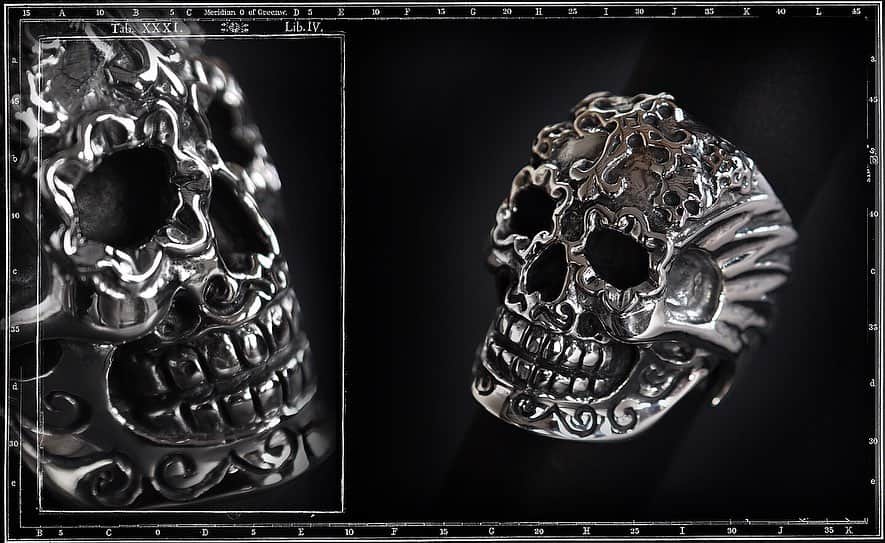 クレイジーピッグさんのインスタグラム写真 - (クレイジーピッグInstagram)「Easily one of my favourite rings from Crazy Pig Designs 🤘💀🤘 what’s yours? #comment #favourite #candyskull #mexican #díademuertos #flowers #detail #handcarved #gothic #skull #ring #jewellery #silver」2月12日 5時19分 - crazypigdesignslondon