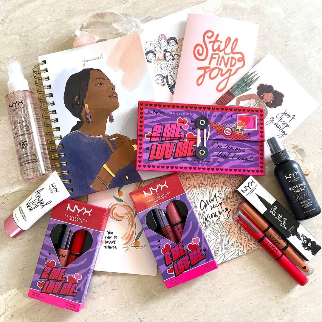 NYX Cosmeticsさんのインスタグラム写真 - (NYX CosmeticsInstagram)「#GIVEAWAY ALERT This #BlackHistoryMonth we're spotlighting some of our favorite Black-owned small businesses 💕 Today we've partnered with @aspoonfuloffaith to bring you the ultimate self-love bundle 💋 One lucky winner will win our limited edition 2 ME, LUV ME collection + a journal, greeting cards, and $50 gift card from @aspoonfuloffaith 💌 Here's how to enter ✨ FOLLOW @nyxcosmetics ✨ LIKE this post  ✨ TAG a friend ✨ It's THAT easy US Only. Official #Sweepstakes Rules: No purchase necessary. You must be over 13 years, a legal US resident. Starts at 12:30 PM PT on February 11, 2021 and ends at 12:30 PM PT on February 12, 2021. Odds of winning depend on the total number of entries received. Void where prohibited. • #nyxcosmetics #nyxprofessionalmakeup #crueltyfreebeauty」2月12日 5時29分 - nyxcosmetics