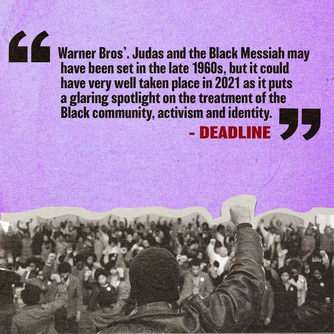 Warner Bros. Picturesさんのインスタグラム写真 - (Warner Bros. PicturesInstagram)「#Repost @shityoushouldcareabout Shit You Should Care About - @JudasAndTheBlackMessiahFilm and the legacy of Fred Hampton. #AD #SYSCAPartner⁣ ⁣ Inspired by true events, @JudasAndTheBlackMessiahFilm tells the story of the betrayal of Fred Hampton, chairman of the Black Panther Party. Coming to theaters and streaming exclusively on HBO Max February 12.」2月12日 6時30分 - wbpictures