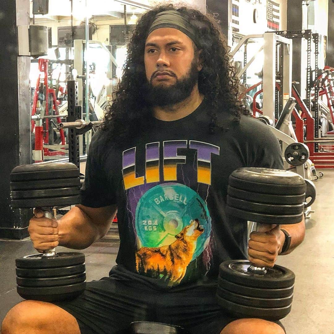 タウラ・フィフィタさんのインスタグラム写真 - (タウラ・フィフィタInstagram)「Lunar   - - - #Hikuleo  #NJPW #Bulletclub  #TangoCharlieApparel #KissimmeeMuscle」2月12日 7時17分 - hiku_leo