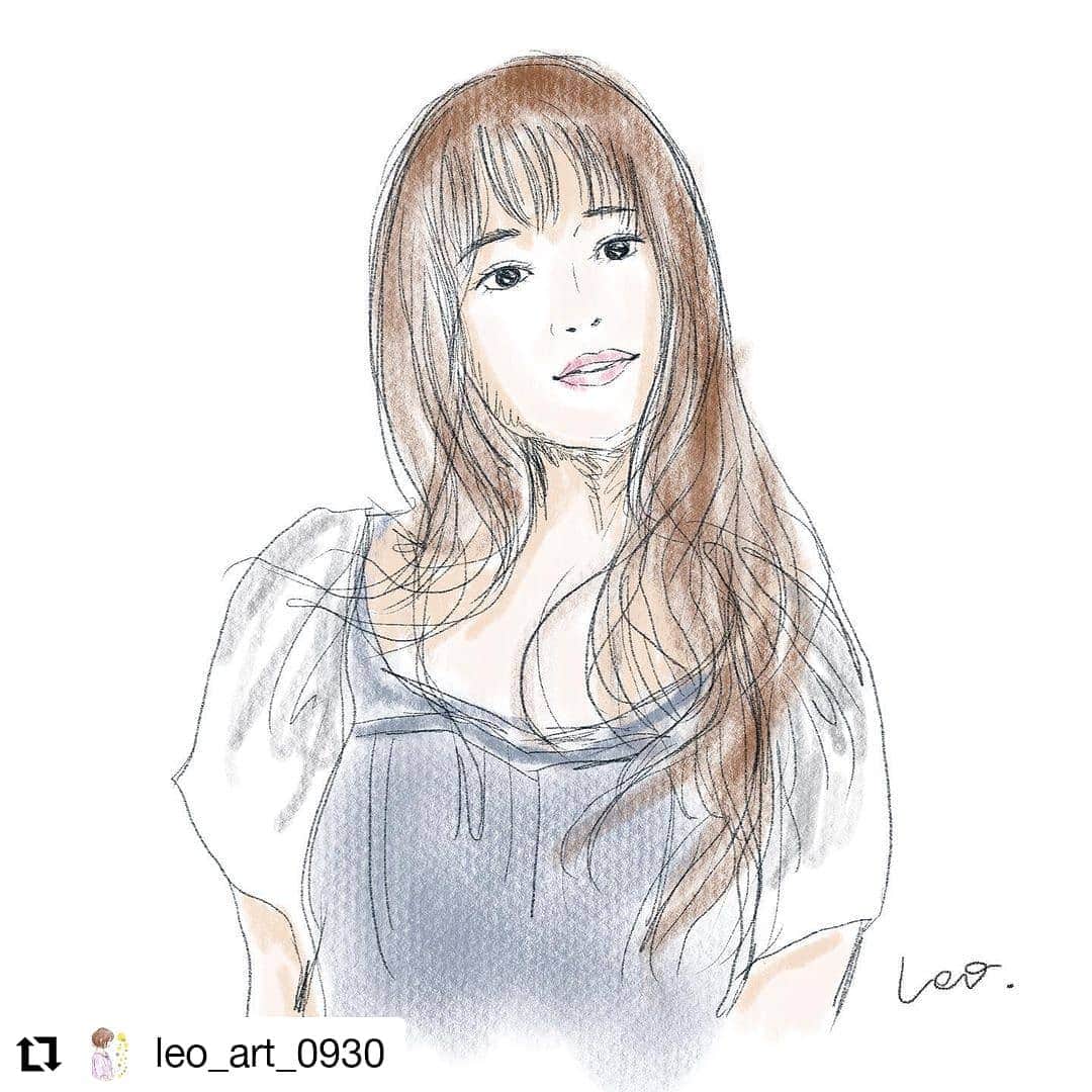 はるあんのインスタグラム：「とっても素敵な絵を描いていただきました🌼  はぁ。 本当に細やかで綺麗。  実物よりもかなり可愛らしく描いていただきましたが…嬉しいなぁ✨」