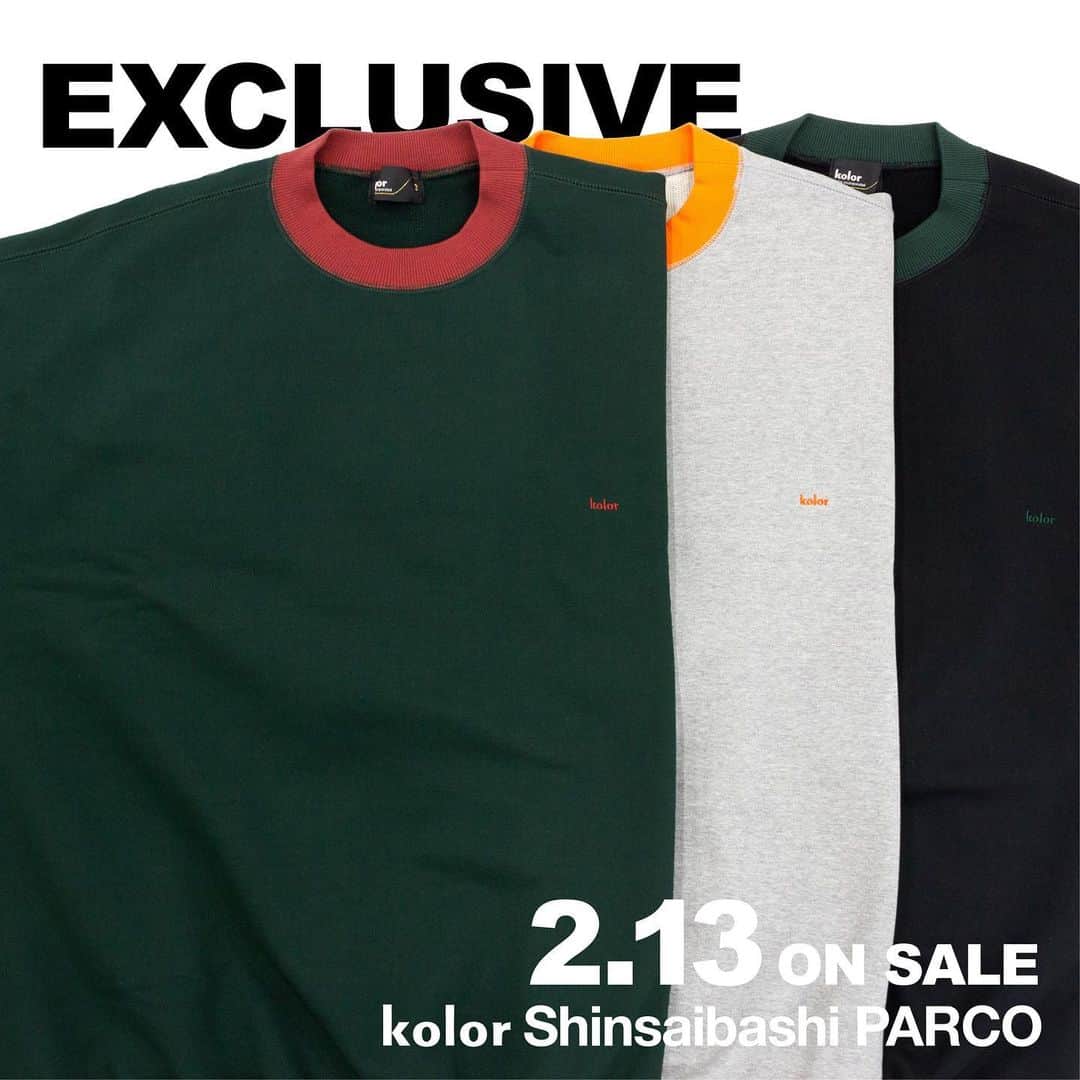 注目 kolor 店舗限定　プルオーバースウェット exclusive ニット/セーター