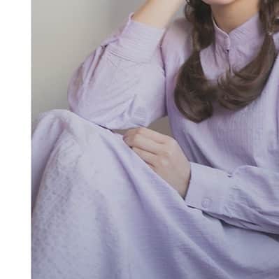 LEBECCA boutique Vintageのインスタグラム：「.﻿ Coming soon🕊  すっきりとしたネックラインに、程よい肌見せの叶う涙開きデザイン、レトロなムードの漂う肩のタックなど私たちらしいヴィンテージライクな空気感を大切にデザインしました。 ﻿ ﻿ #LEBECCAboutique」