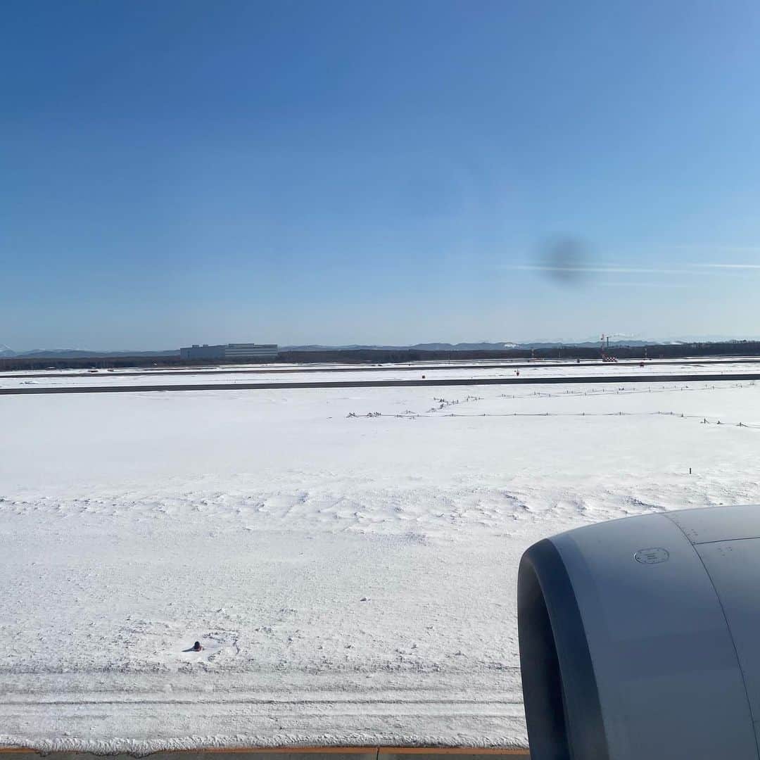 田添菜穂子さんのインスタグラム写真 - (田添菜穂子Instagram)「新千歳着。雪を見るのが久しぶり❄️  #新千歳空港 #北海道」2月12日 9時56分 - nahokotazoe