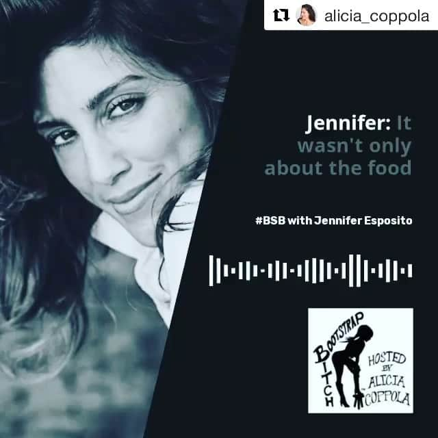 ジェニファー・エスポジートのインスタグラム：「Check out @alicia_coppola new podcast. Thanks Alicia so great speaking with you!   #Repost @alicia_coppola with @get_repost ・・・ #ThursdayTeaser of Tuesday  2/16/21 episode of #BootstrapBitch with the multi talented and gracious actress, author of @nytimes best seller #Jennifer’sWay, screenwriter, health advocate and baker extraordinaire @jesposito  This lady has pulled herself up so many times, she’s got a closet of boots! Tune in to @applepodcasts Tuesday!」