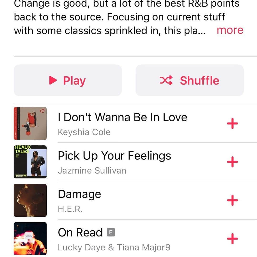 キーシャ・コールのインスタグラム：「Thank you for your support Love you guys!!!!!🔑💜 @applemusic  @thelarryjackson  @alaysiasierra @livethebiz #DontwamnaBeInLove #Album8💜」