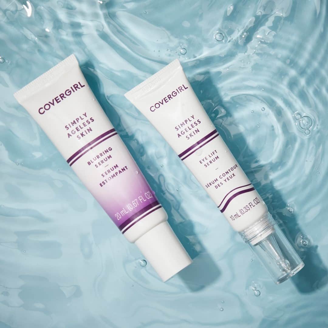 COVERGIRLさんのインスタグラム写真 - (COVERGIRLInstagram)「Dreaming hydrated skin with #SimplyAgeless Blurring Serum and #SimplyAgeless Eye Lift Serum. ☁️💜 Available at @walmart. #EasyBreezyBeautiful #COVERGIRLCrueltyFree #CrueltyFree」2月12日 11時00分 - covergirl