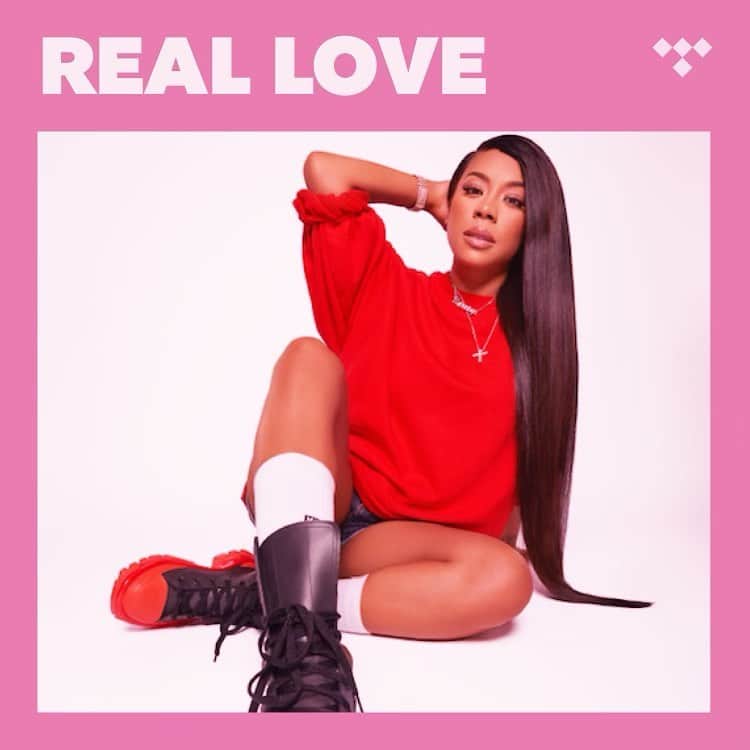 キーシャ・コールのインスタグラム：「I see I see!!!!! I seee! I see it All Thanks for the love @tidal upmost respect to you all!!! 💜 #Album8 #IDontWannaBeInLove」