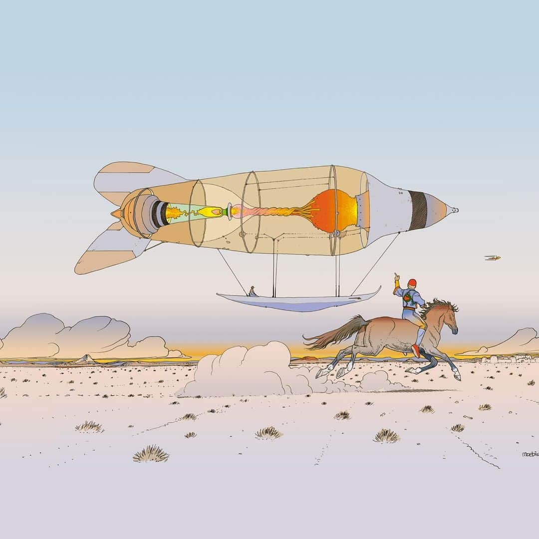 ギーザ・ラガースのインスタグラム：「Jean Giraud」