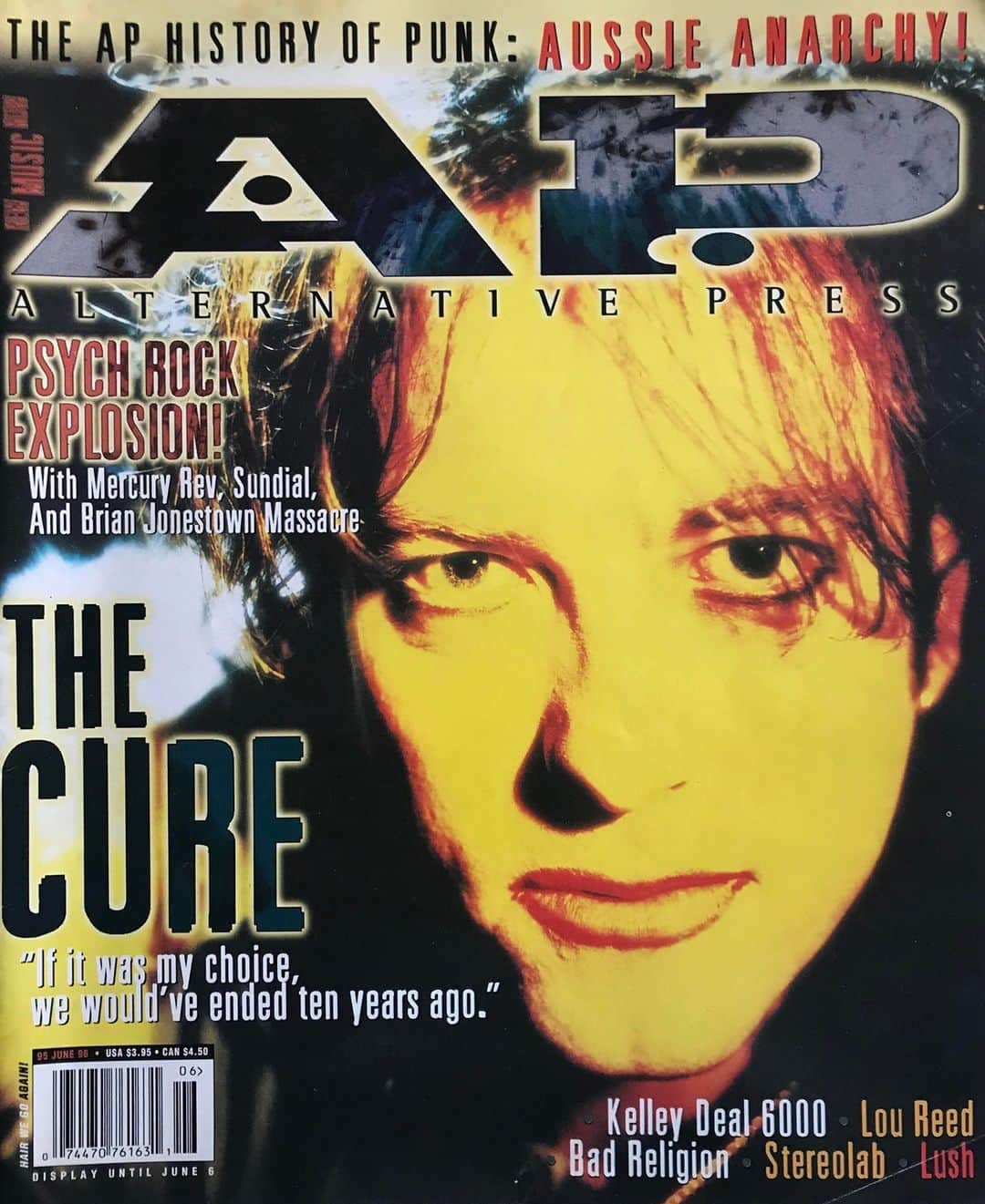 Alternative Pressさんのインスタグラム写真 - (Alternative PressInstagram)「@thecure, June '95」2月12日 12時00分 - altpress